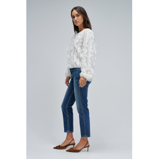 BLUSA COM FOLHOS