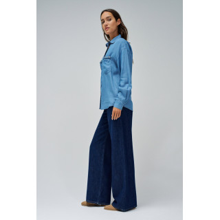 CAMISA LIGHTDENIM COM BOLSOS